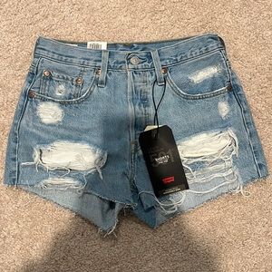 Levi’s 501 Ripped shorts